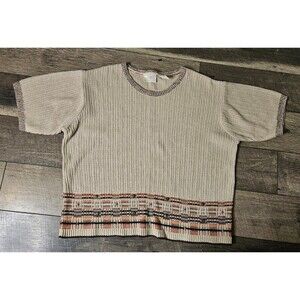 Elizabeth Liz & Co Liz Claiborne Vintage Knit Tee